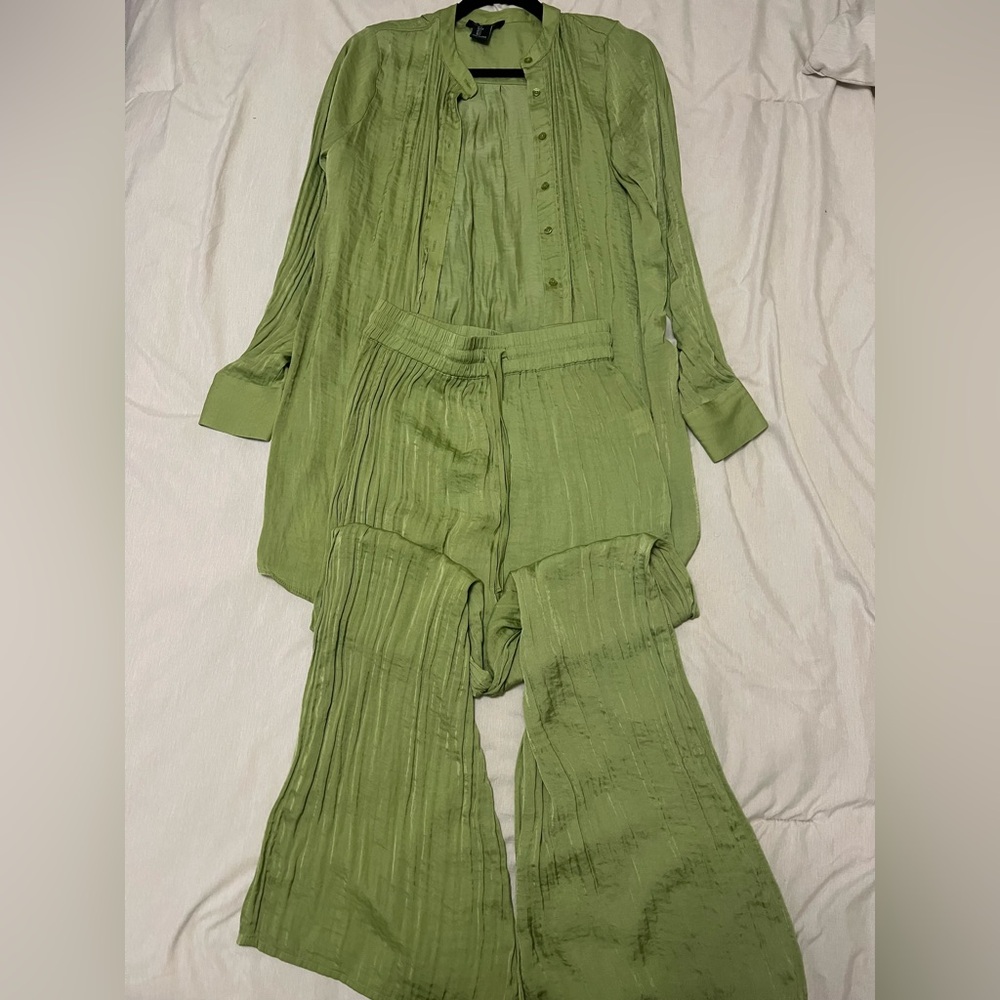 Rachel Zoe Green Pant Set size small